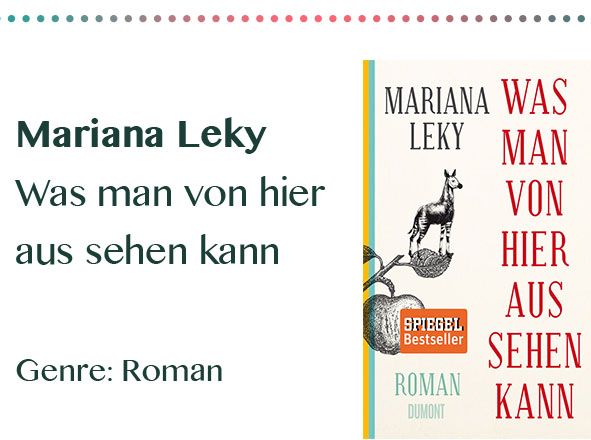 rezensionen__0048_Mariana Leky Was man von hier aus sehen kann Genre_ Roman